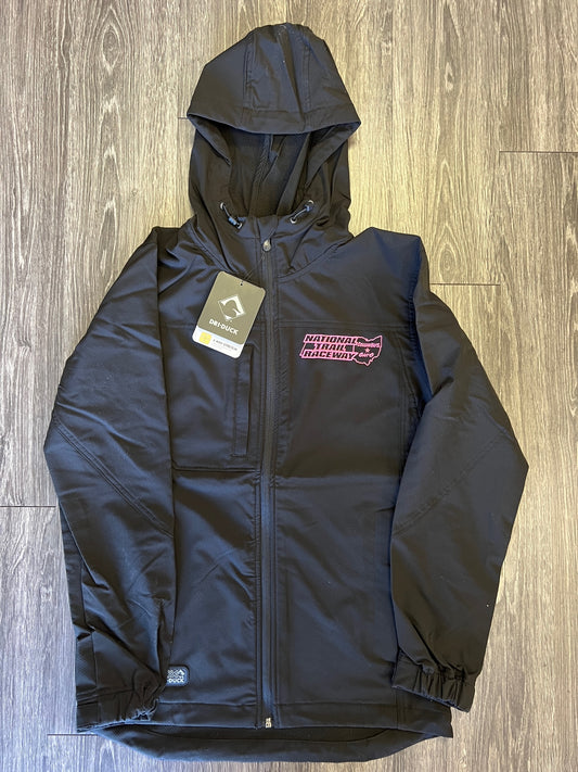 Hooded Jacket Pink Logo